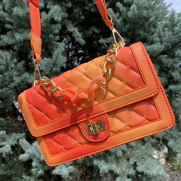 Cute Orange Crossbody Purse - Picture 1 of 3